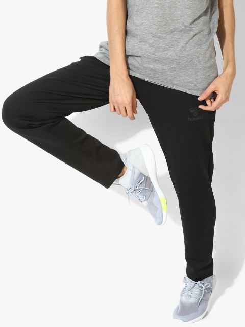 

hummel Women Black Solid Track Pants
