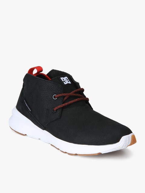 

DC Men Black Suede Sneakers