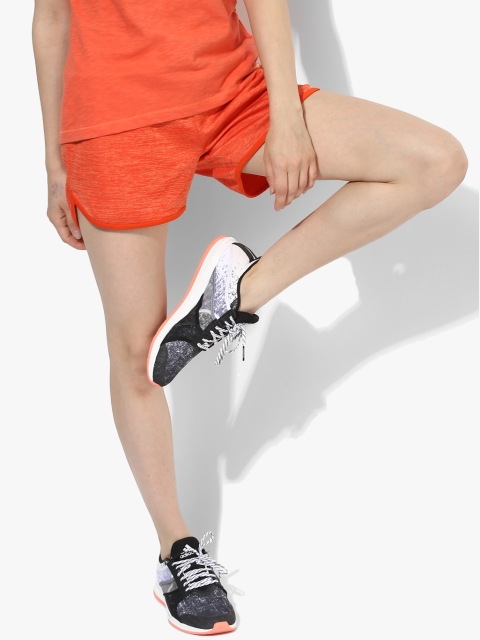

Alcis Women Orange Solid Regular Fit Sports Shorts