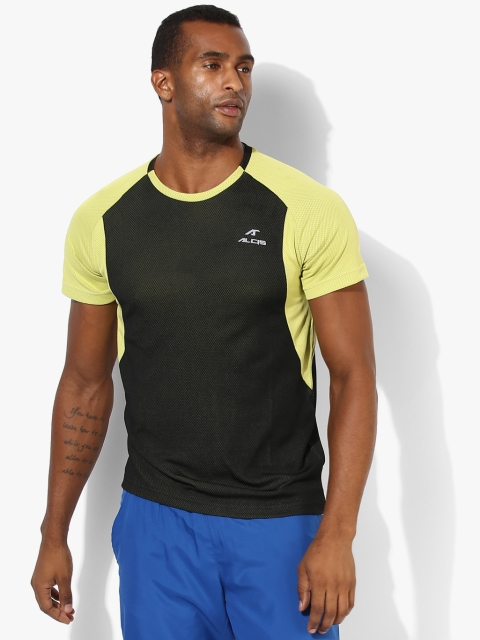 

Alcis Tennis Black Round Neck T-Shirt