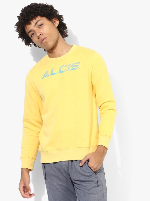 

Alcis Men Yellow Sweatshirt