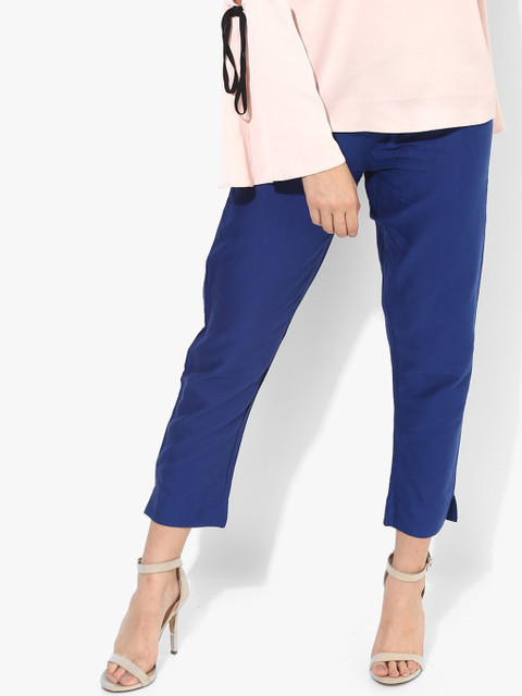 

Blue Solid Coloured Pants