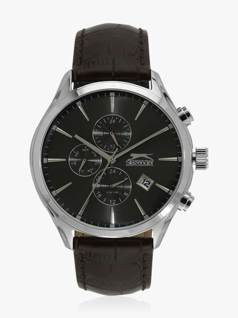 

Slazenger Men Charcoal Grey Analogue Watch SL.9.6064.2.03