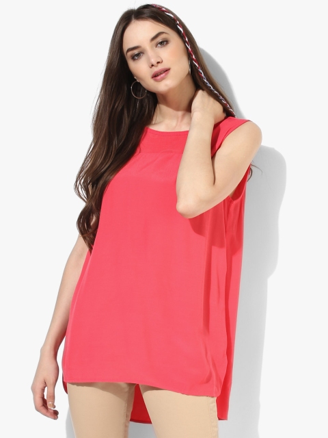 

Pink Solid Blouse