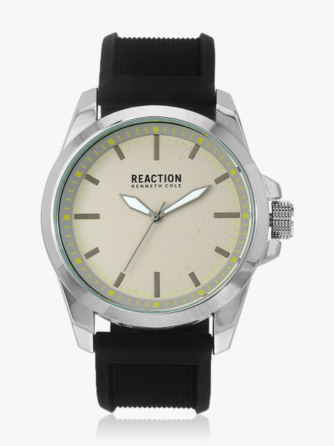 

REACTION KENNETH COLE Men Black Analogue Watch RK50090003