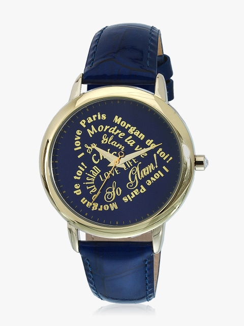

Morgan Women Blue Analogue Watch M1214UG