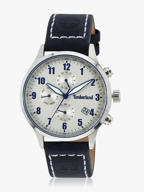 

Timberland Men Navy Blue Genuine Leather Analogue Watch TBL.15335JS/07