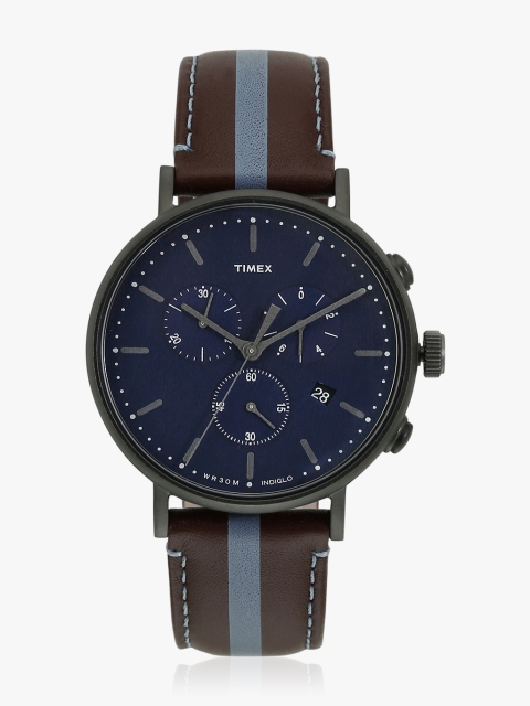 

Timex Men Blue Analogue Watch