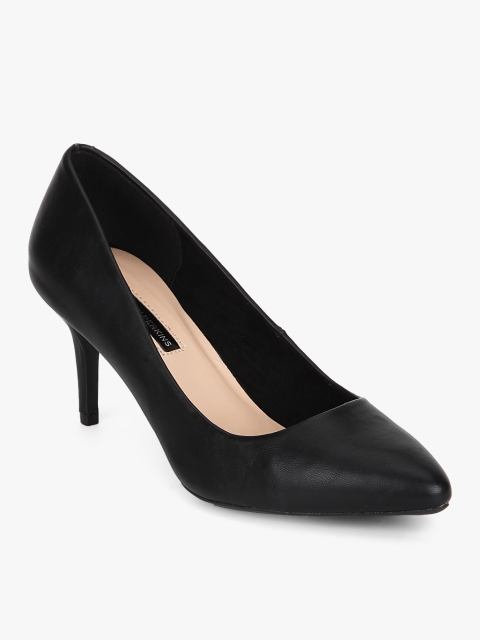 

DOROTHY PERKINS Women Black Solid Delilah Stilettos
