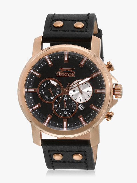 

Slazenger Men Black Analogue Chronograph Watch SL.9.6033.2.03