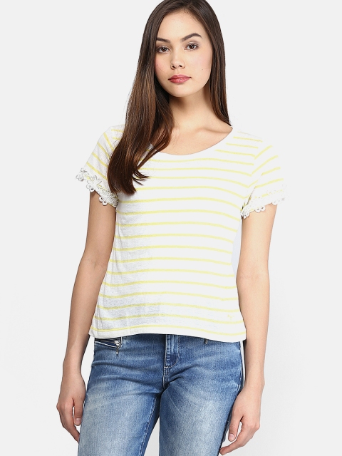 

ONLY Off-White Striped T-shirt
