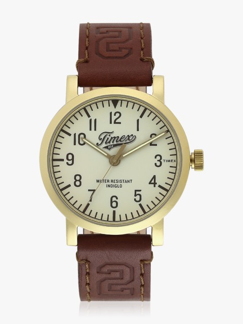 

Timex Men Off-White Analogue Watch TW2P96700