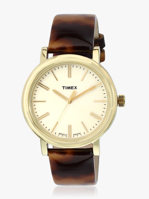 

Timex Women Brown Analogue Watch T2P237