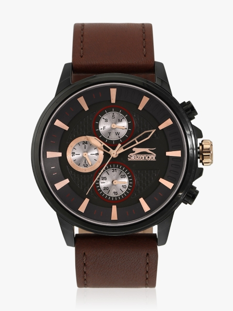 

Slazenger Men Black Analogue Watch SL.9.6074.2.01