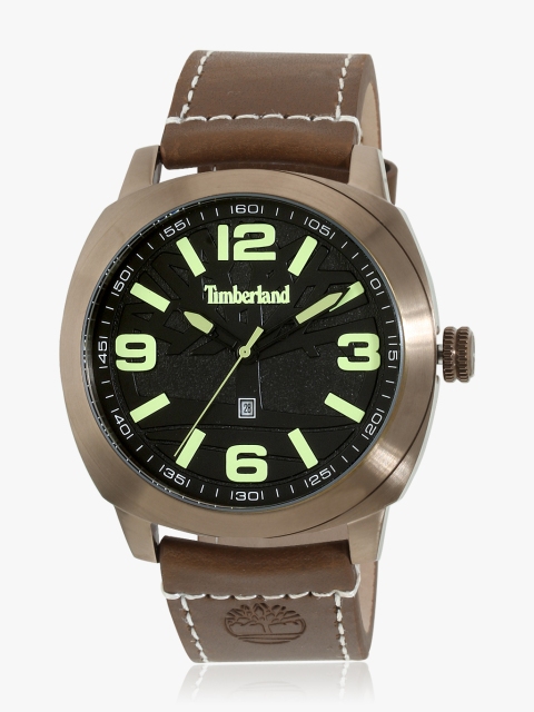 

Timberland Men Black Genuine Leather Analogue Watch TBL.15311JSK/02