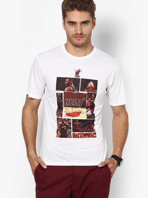 

Dwyane Wade Heat White Round Neck T-Shirt