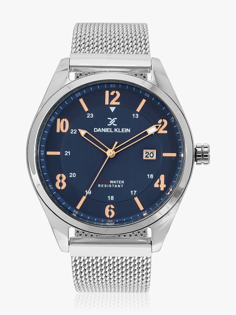 

Daniel Klein Men Navy Blue Analogue Watch DK11743-1