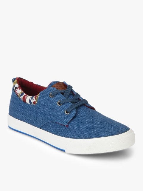 

Pure Play Men Blue Solid Sneakers