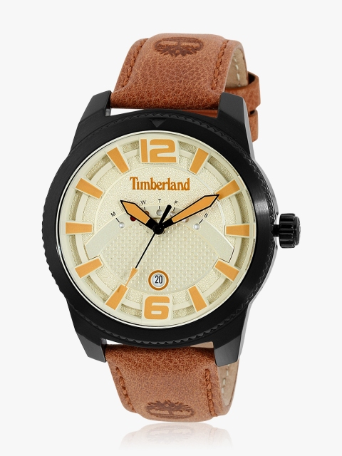 

Timberland Men Beige Analogue Watch TBL.15331JSB/07