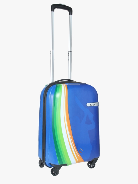 

Safari Unisex Blue Skipper Hard Cabin Trolley Suitcase