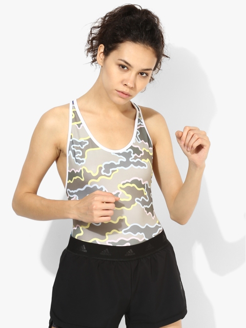 

ADIDAS Women Multicoloured Climalite Training Bodysuit, Multi
