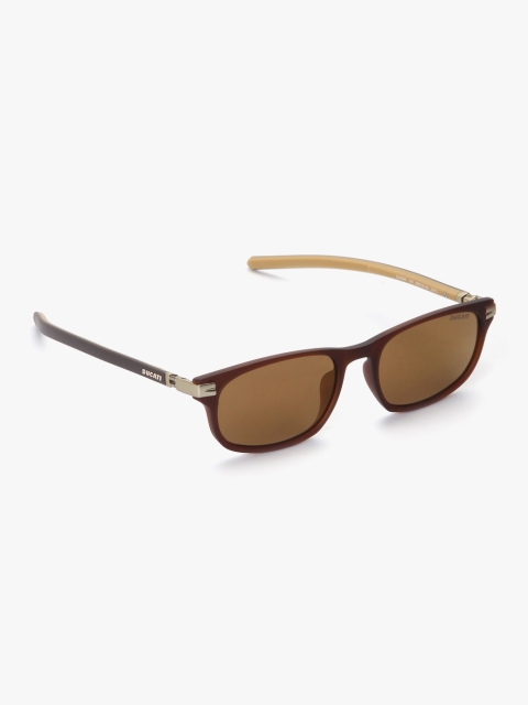 

Ducati Unisex Aviator Sunglasses, Brown