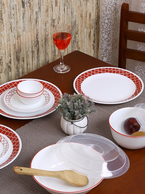 

Corelle White 16 Pieces Printed Dinner Set