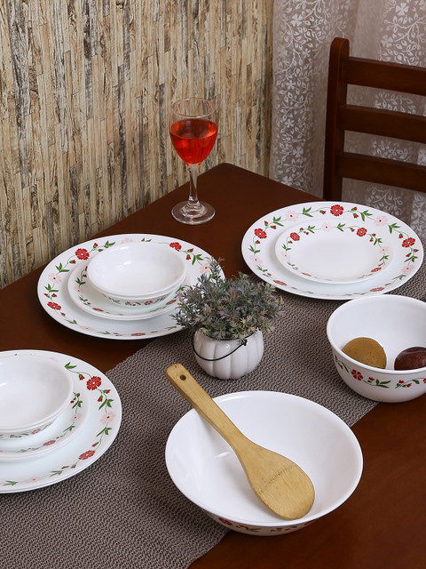 

Corelle White 20-Pieces Printed Dinner Set