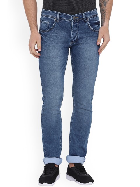 

Duke Men Blue Regular Fit Mid-Rise Clean Look Stretchable Jeans