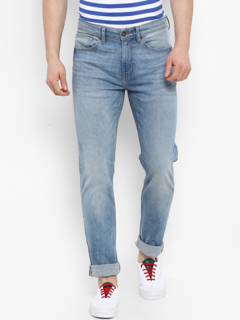 

Red Tape Men Blue Slim Fit Mid-Rise Clean Look Stretchable Jeans