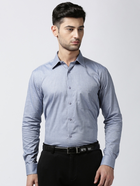 

Jansons Men Grey Regular Fit Solid Formal Shirt
