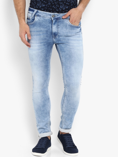 

Mufti Men Blue Skinny Fit Mid-Rise Clean Look Stretchable Jeans