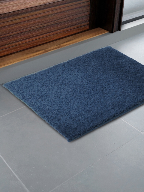 

CORE Designed by SPACES Blue Solid 1600 GSM Rectangular Bath Rug