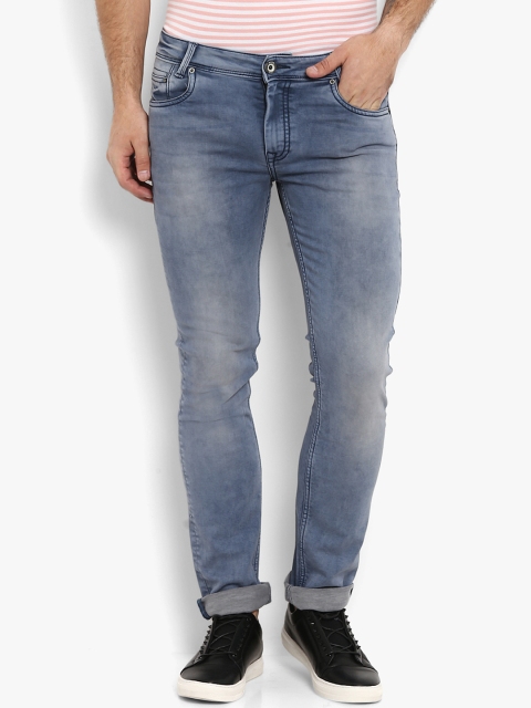 

Mufti Men Blue Slim Fit Mid-Rise Clean Look Stretchable Jeans