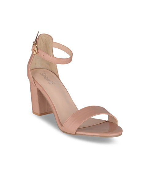 

Sherrif Shoes Women Nude-Coloured Solid Sandals