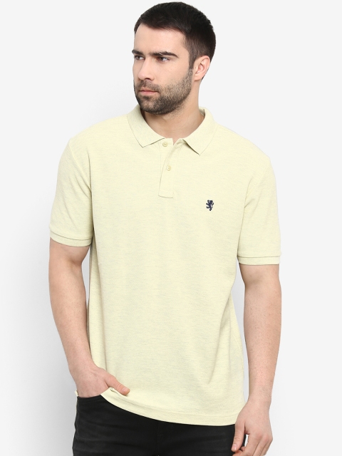 

Red Tape Men Yellow Solid Polo Collar T-shirt