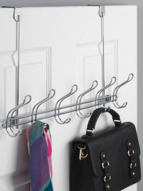 

INTERDESIGN Silver-Toned Stainless Steel Hook Set