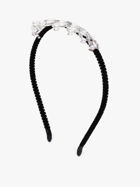 

The Magic Wand Black Embellished Hairband