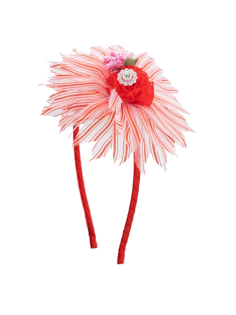 

The Magic Wand Red Embellished Hairband