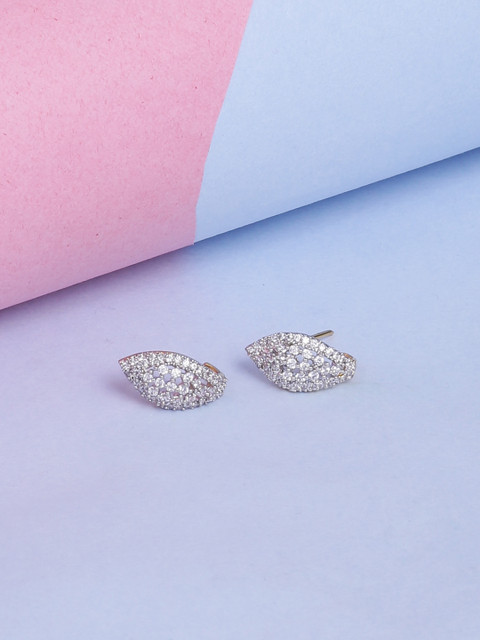 

Voylla Gold-Plated Diamond Shaped Studs