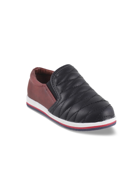

Metro Boys Black Slip-On Sneakers