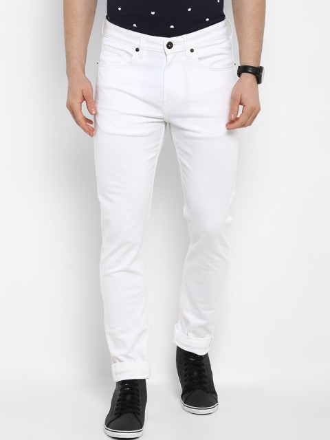 

Red Tape Men White Skinny Fit Mid-Rise Clean Look Stretchable Jeans
