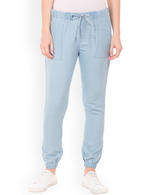 

Cherokee Women Blue Regular Fit Solid Joggers