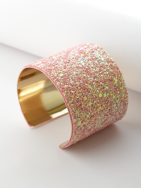 

AVANT-GARDE PARIS Luxury Open Adjustable Bangle, Pink