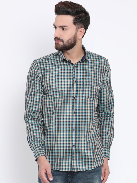 

Richlook Men Multicoloured Slim Fit Checked Casual Shirt, Multi