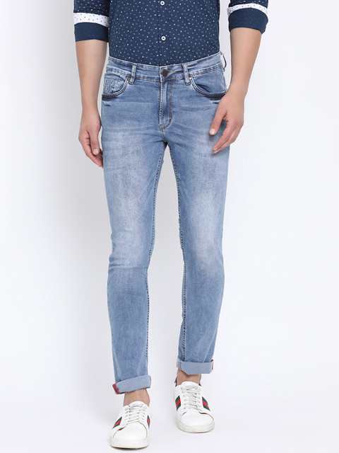

Richlook Men Blue Slim Fit Mid-Rise Clean Look Jeans
