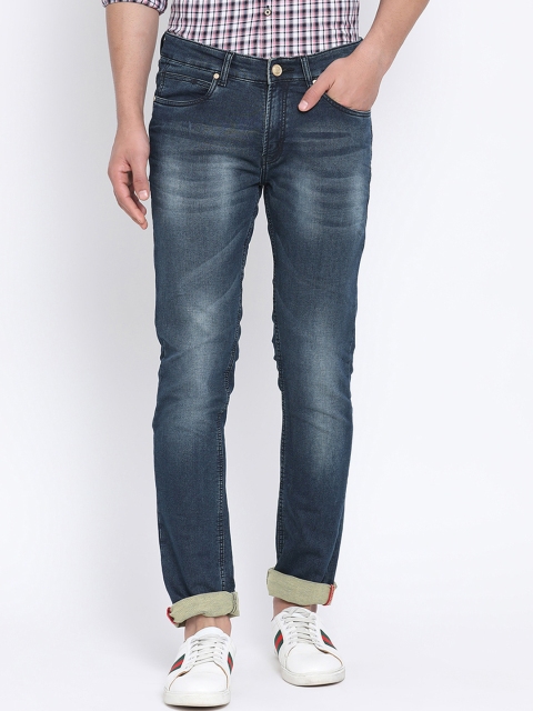 

Richlook Men Blue Slim Fit Mid-Rise Clean Look Jeans
