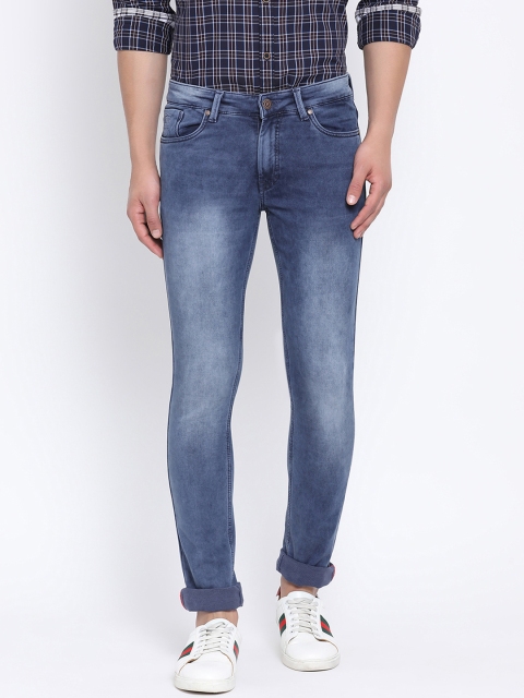 

Richlook Men Blue Slim Fit Mid-Rise Clean Look Jeans