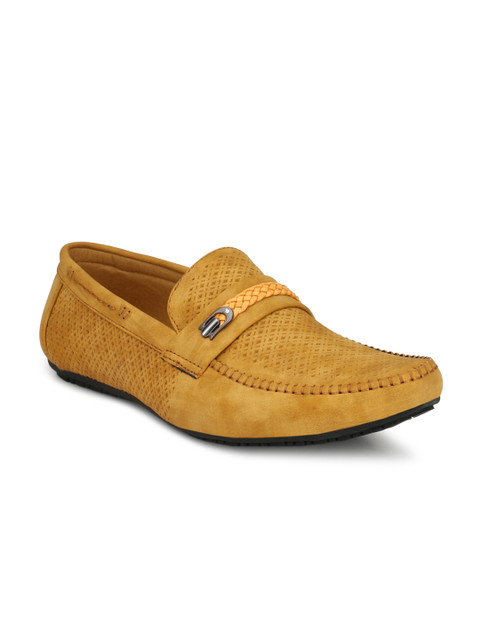 

Alberto Torresi Men Yellow Loafers