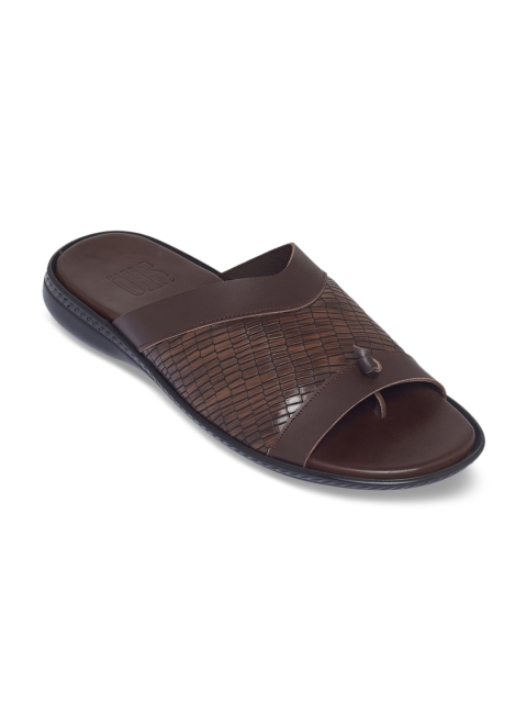 

WCFC Men Brown Shoe-Style Sandals